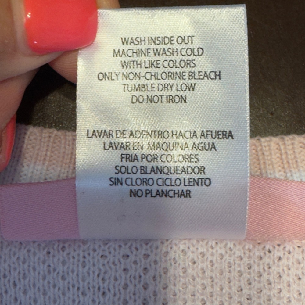 1596 | NWT Megan Moroney Cloud 9 Pink Knit Lounge Set Shorts XXL - Picture 10 of 16